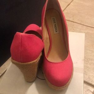 Steve Madden Pink Wedges